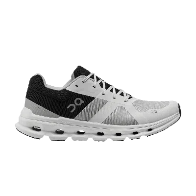 Pre-owned On Cloudrunner 'glacier Black' In White