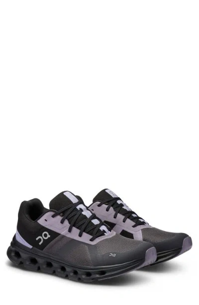 On Cloudrunner Running Shoe In Ir/black