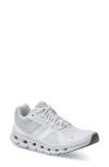 On Cloudrunner Running Shoe In White/frost