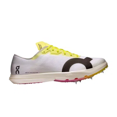 Pre-owned On Cloudspike Amplius 2 'white Yellow Raspberry' | Men's Size 9.5