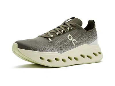 ON CLOUDSURFER MAX MEN'S RUNNING SHOES OLIVE/SEEDLING: 8.5 M
