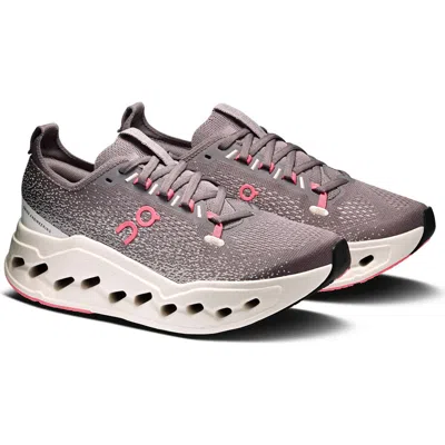 On Cloudsurfer Max Running Sneaker In Gray