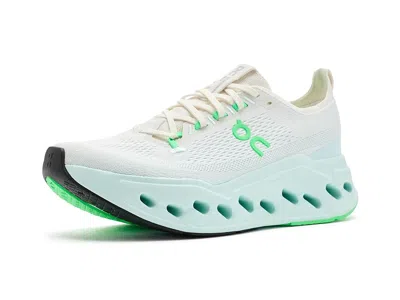 ON CLOUDSURFER MAX WOMEN'S RUNNING SHOES IVORY/FLURRY: 9.5 M