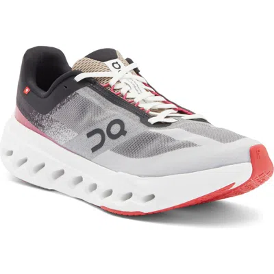 On Cloudsurfer Next Running Shoe In Black/white