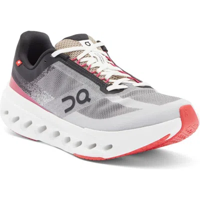 On Cloudsurfer Next Running Shoe In Black/white