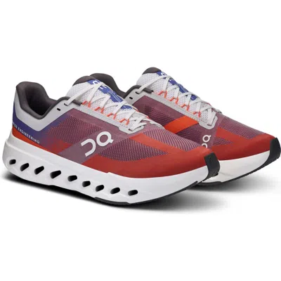 On Cloudsurfer Next Running Shoe In Indigo/flame