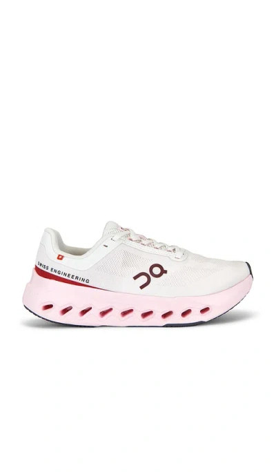 On Cloudsurfer Next Running Shoe In White