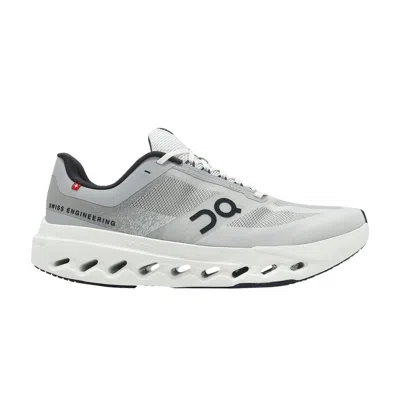 Pre-owned On Cloudsurfer Next Wide 'glacier White' In Grey