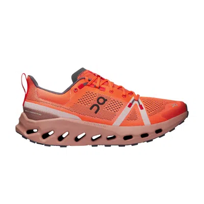 Pre-owned On Cloudsurfer Trail 'flame Dustrose' In Red