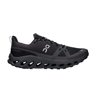 Pre-owned On Cloudsurfer Trail Waterproof 'black Eclipse'