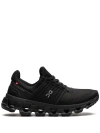 On Running Cloudswift 3 Ad Panelled Mesh Sneakers In All Black
