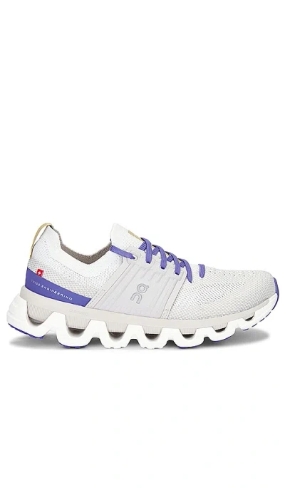 On Cloudswift 3 Sneaker In White/blueberry