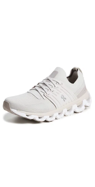 On Cloudswift 3 Sneaker In Pearl/fog