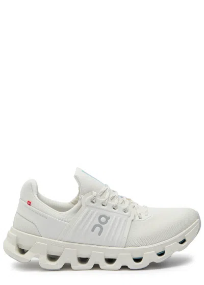 On Cloudswift 4 Ad Panelled Mesh-knit Sneakers In White