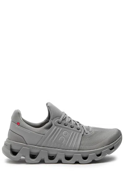 On Cloudswift 4 Ad Panelled Mesh Sneakers In Gray