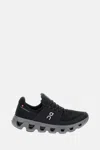 On Cloudswift 4 Rubber-trimmed Stretch-knit Running Sneakers In Black