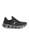 On Cloudswift 4 Rubber-trimmed Stretch-knit Running Sneakers In Black
