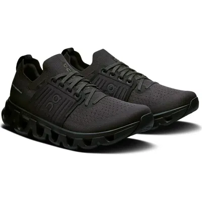 On Cloudswift 4 Running Shoe In Black/eclipse