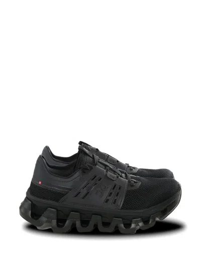 On Running Black Polyester Rubber Cloudswift Amp 1 Sneakers
