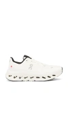 On Mens Cloudtilt Cushied-sole Mesh Low-top Trainers Pearl Ic In White