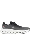 On Dark Grey Sneakers With Breathable Upper In Animal Print