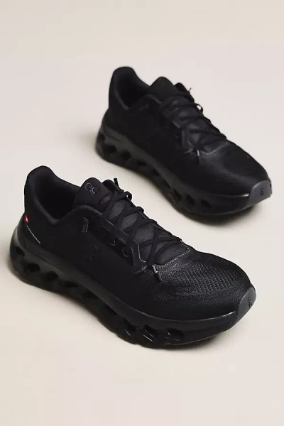 On Cloudtilt Cloudtec Phase Soft Knit Sneakers In Black