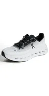 On Low Top Sneakers With Mesh Upper And Rubber Outsole In White