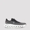 On Dark Grey Sneakers With Breathable Upper In Gray