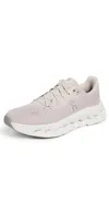 On Casual Low Sneakers Mesh Upper Rubber Outsole In Pink