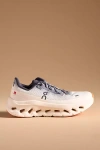 On Low Top Sneakers With Mesh Upper And Rubber Outsole In White