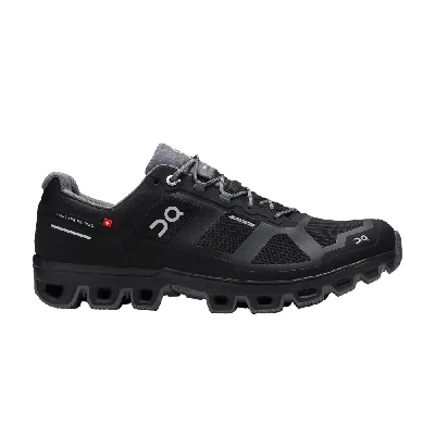 Pre-owned On Cloudventure Waterproof 'black Graphite'