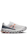 On Mesh Upper Low Top Rubber Outsole Sneakers In Gray