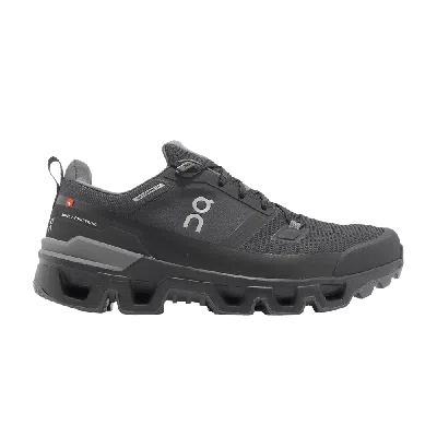 Pre-owned On Cloudwander Waterproof 'black'