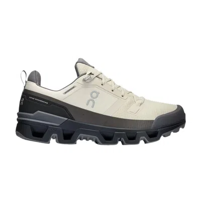 Pre-owned On Cloudwander Waterproof 'sand Black' | Cream | Men's Size 9.5