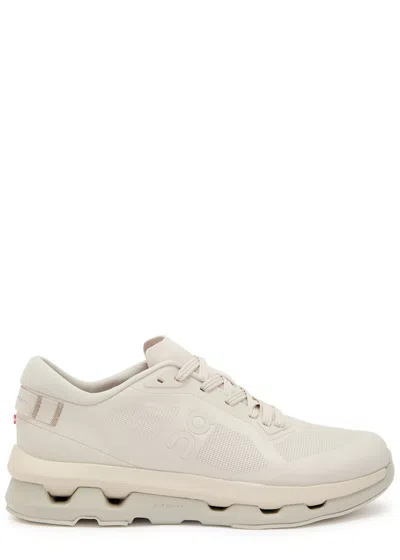 On Cloudze Panelled Mesh Sneakers In White