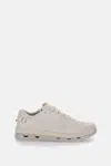 On Mens Pearl Truffle Cloudze Woven Low-top Trainers In White