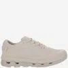 On Mens Pearl Truffle Cloudze Woven Low-top Trainers In White