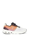On Cloudrift Sneaker In White & Copper
