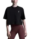 On Club Boxy-t Cott Graphic T-shirt In Black