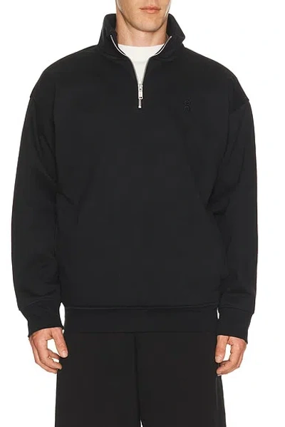 On Club Collective 1/4 Zip In Black