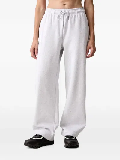 On Club Collective Drawstring Wide-leg Track Pants In White