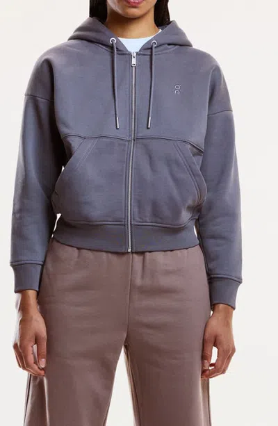 On Club Collective Full Zip Hoodie In Ember