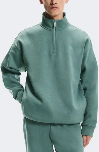 On Club Collective Quarter Zip In Green