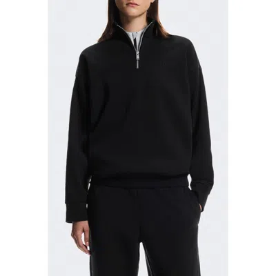 On Club Collective Quarter Zip Sweatshirt In Black