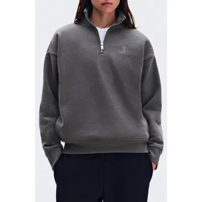 On Club Collective Quarter Zip Sweatshirt In Ember
