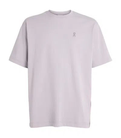 On Club Collective-t Geo T-shirt In Pink