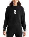 On Club Crew Sweatshirt In Black