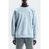 On Club Crewneck Cott Blend Sweatshirt In White