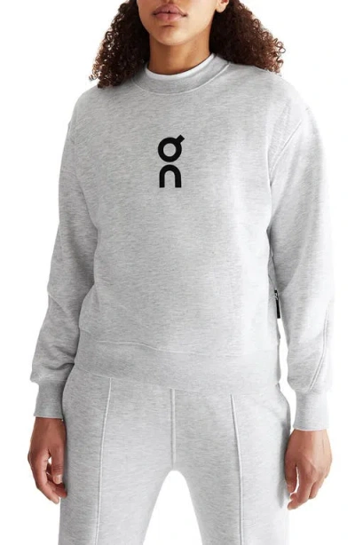 ON CLUB CREWNECK COTTON BLEND SWEATSHIRT
