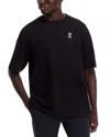 On Club Crewneck Logo Graphic Tee In Black